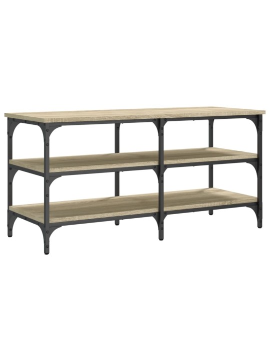 Lavice s botníkem dub sonoma 100x38,5x49 cm kompozitní dřevo