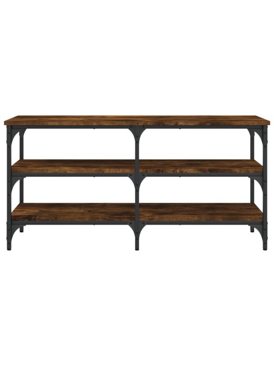 Lavice s botníkem kouřový dub 100x38,5x49 cm kompozitní dřevo