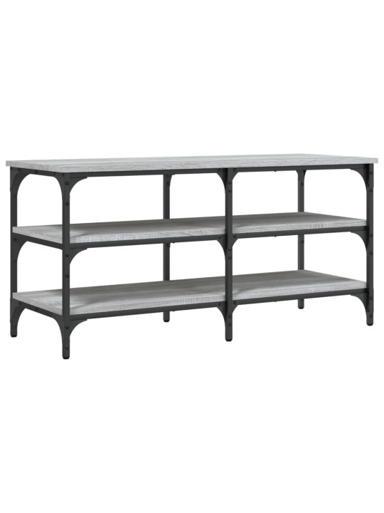Lavice s botníkem šedá sonoma 100x38,5x49 cm kompozitní dřevo