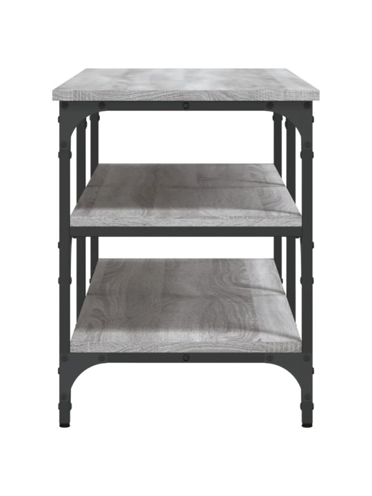 Lavice s botníkem šedá sonoma 100x38,5x49 cm kompozitní dřevo