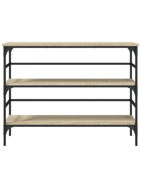 Konzolový stolek dub sonoma 100 x 32 x 75 cm kompozitní dřevo