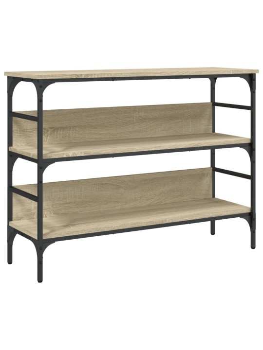 Konzolový stolek dub sonoma 100 x 32 x 75 cm kompozitní dřevo