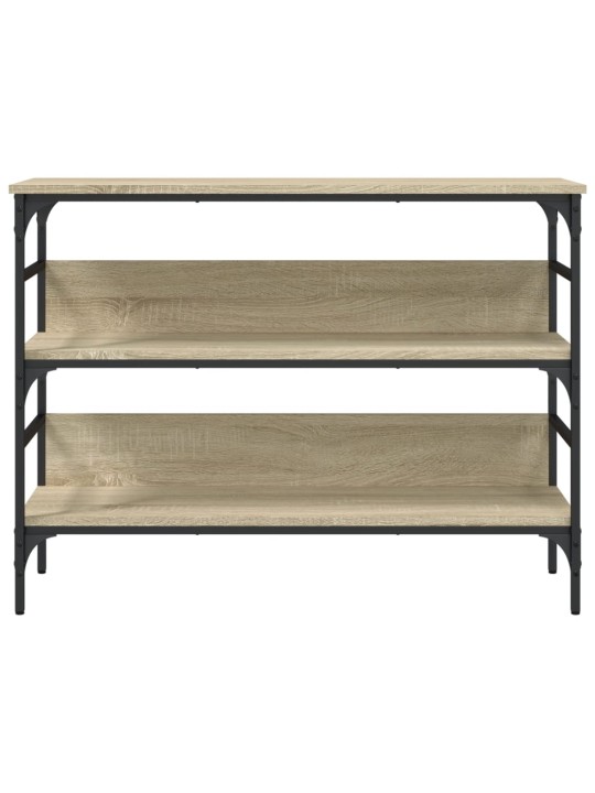 Konzolový stolek dub sonoma 100 x 32 x 75 cm kompozitní dřevo