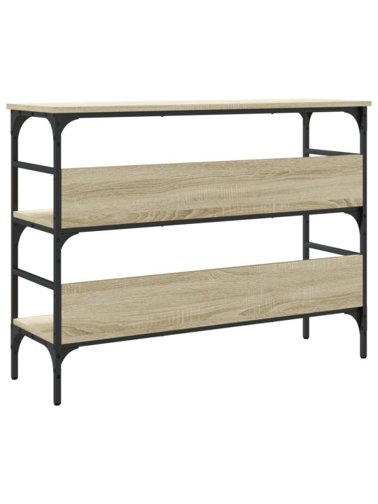 Konzolový stolek dub sonoma 100 x 32 x 75 cm kompozitní dřevo