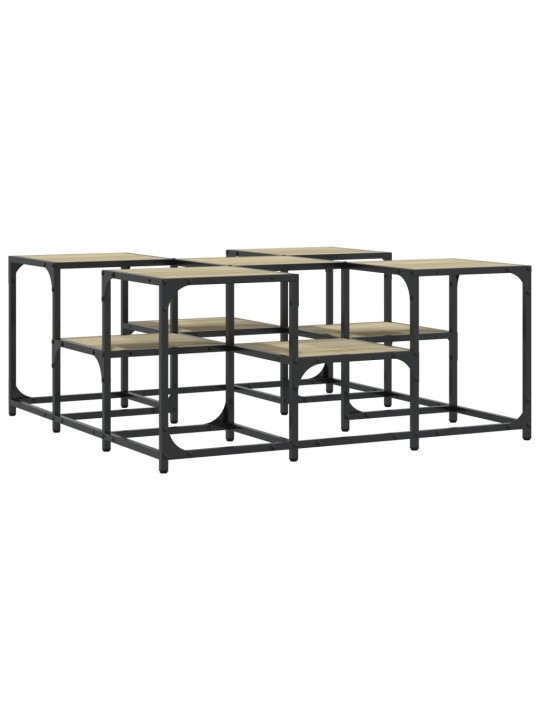 Konferenční stolek dub sonoma 91 x 91 x 40 cm kompozitní dřevo