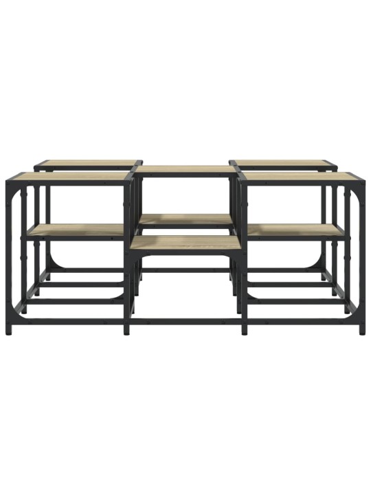 Konferenční stolek dub sonoma 91 x 91 x 40 cm kompozitní dřevo