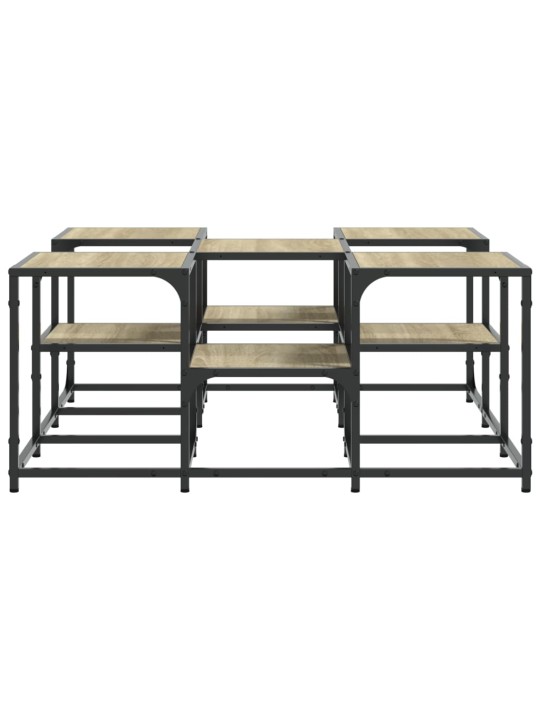 Konferenční stolek dub sonoma 91 x 91 x 40 cm kompozitní dřevo