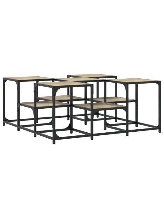 Konferenční stolek dub sonoma 91 x 91 x 40 cm kompozitní dřevo