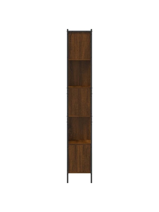 Knihovna hnědý dub 72 x 28 x 172 cm kompozitní dřevo