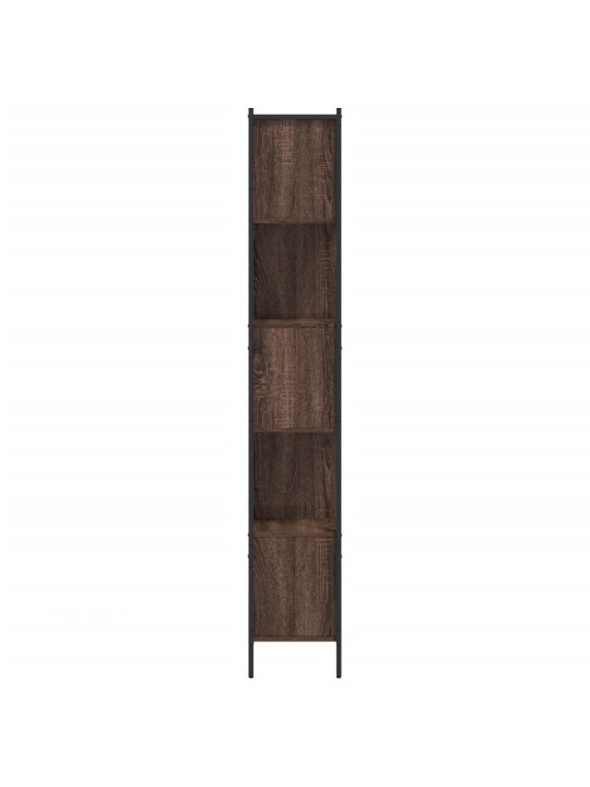Knihovna hnědý dub 102 x 28 x 172 cm kompozitní dřevo