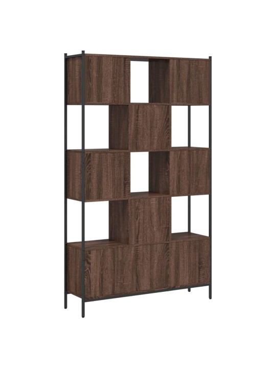 Knihovna hnědý dub 102 x 28 x 172 cm kompozitní dřevo
