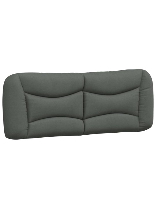 Rám postele bez matrace tmavě šedý 180 x 200 cm textil