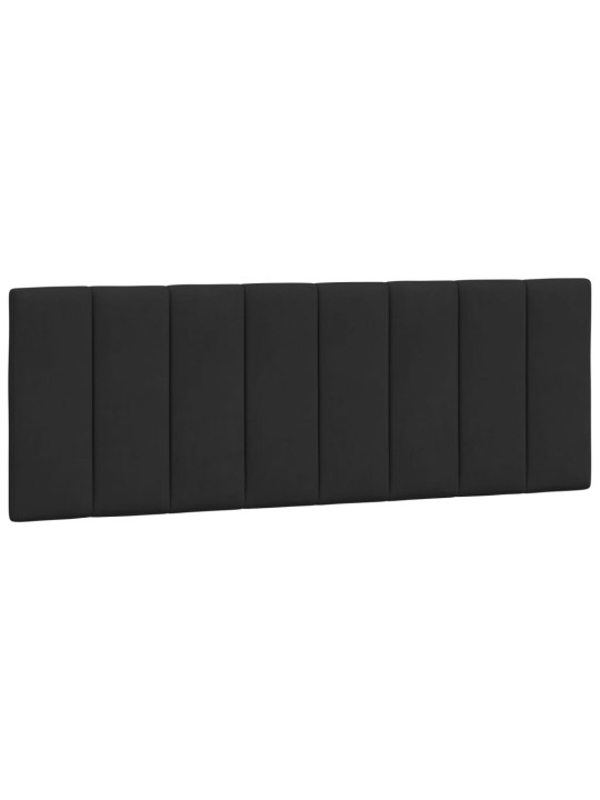 Rám postele s LED osvětlením černý 120 x 200 cm samet