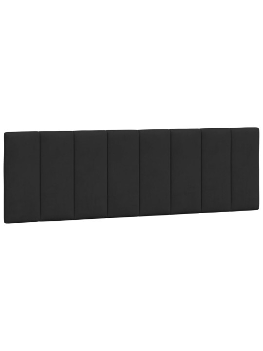 Rám postele s LED osvětlením černý 160 x 200 cm samet