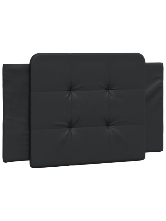Rám postele s led osvětlením černý 100 x 200 cm umělá kůže