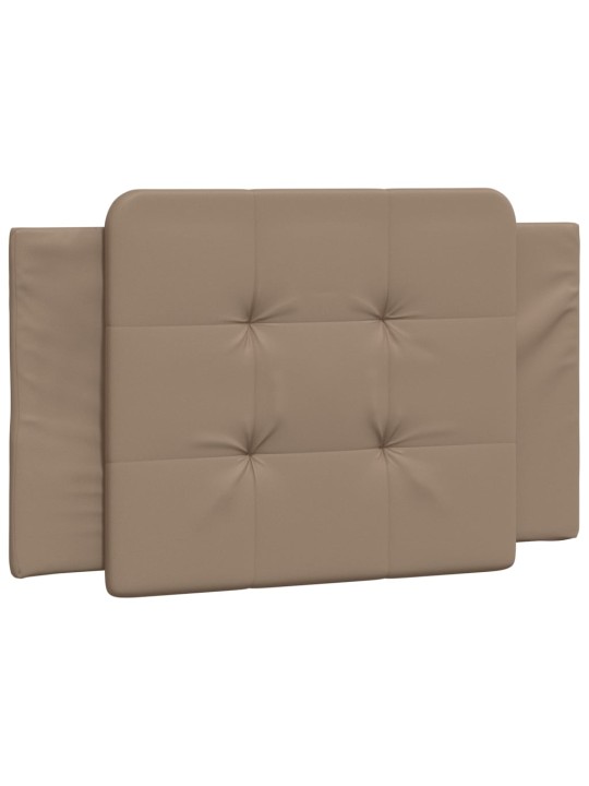 Rám postele s led osvětlením cappuccino 100 x 200 cm umělá kůže