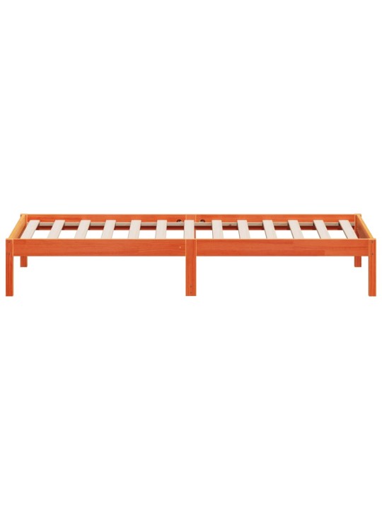 Válenda bez matrace voskově hnědá 90 x 200 cm masivní borovice