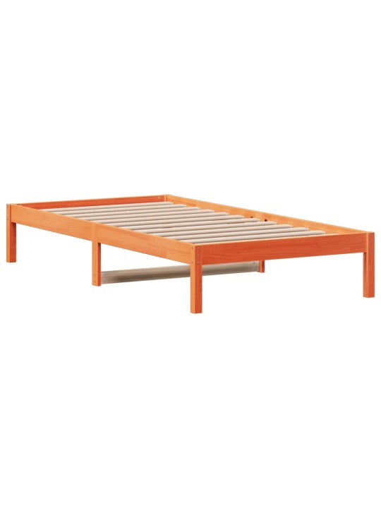 Válenda bez matrace voskově hnědá 80 x 200 cm masivní borovice