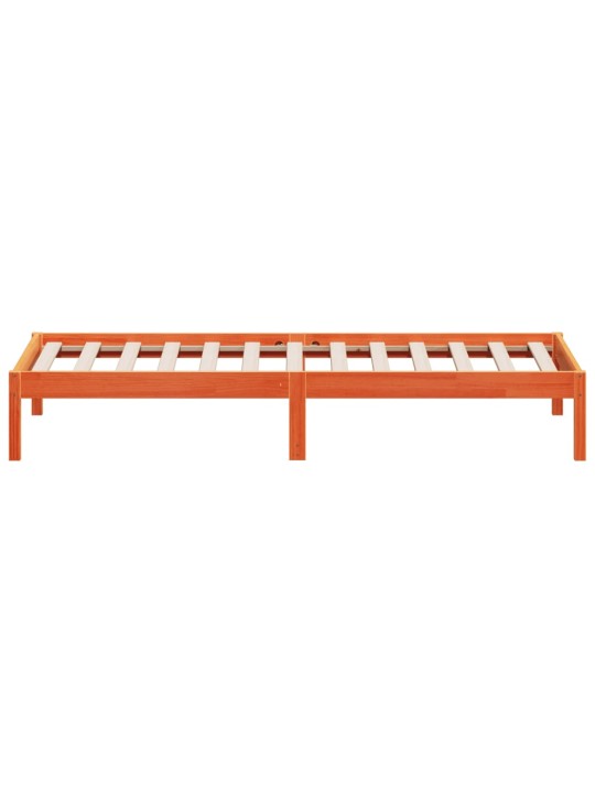 Válenda bez matrace voskově hnědá 80 x 200 cm masivní borovice