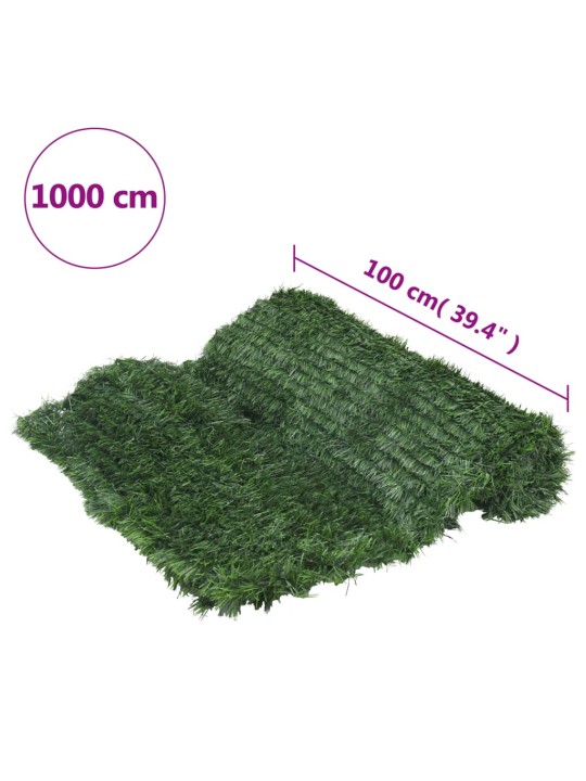 Plot z umělé trávy zelený 1 x 10 m