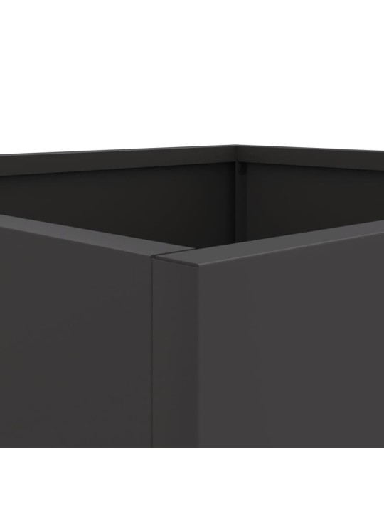 Truhlík černý 32 x 29 x 75 cm ocel