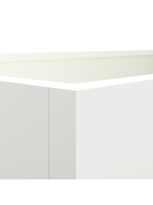 Truhlík bílý 62 x 30 x 29 cm ocel