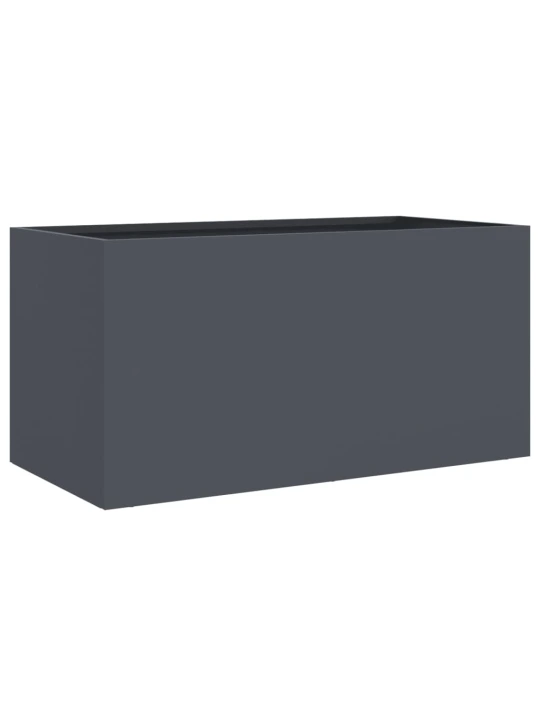 Truhlík antracitový 62 x 30 x 29 cm ocel