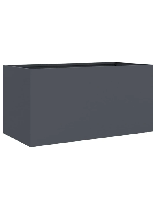 Truhlík antracitový 62 x 30 x 29 cm ocel
