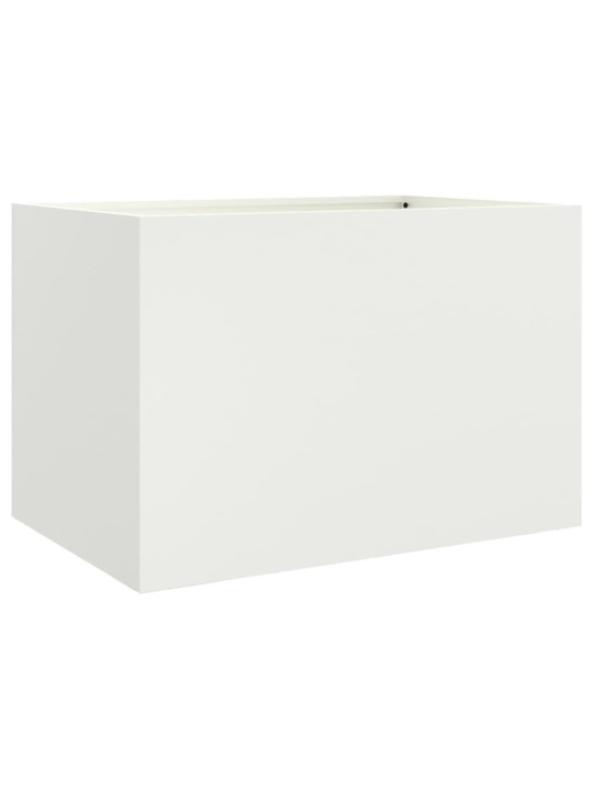 Truhlík bílý 62 x 47 x 46 cm ocel