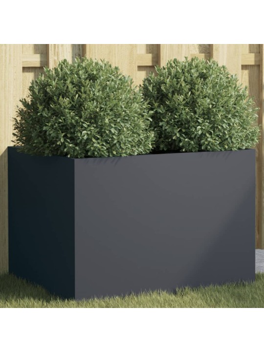 Truhlík antracitový 62 x 47 x 46 cm ocel