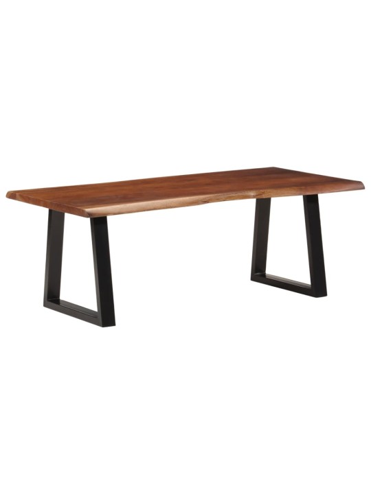 Konferenční stolek medově hnědý 110 x 55 x 40 cm masivní akácie