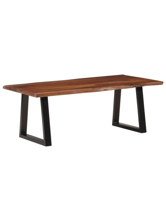 Konferenční stolek medově hnědý 110 x 55 x 40 cm masivní akácie