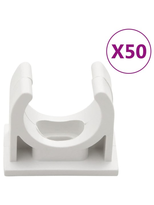 Kabelové lišty s klipy Ø 20 mm 30 m PVC