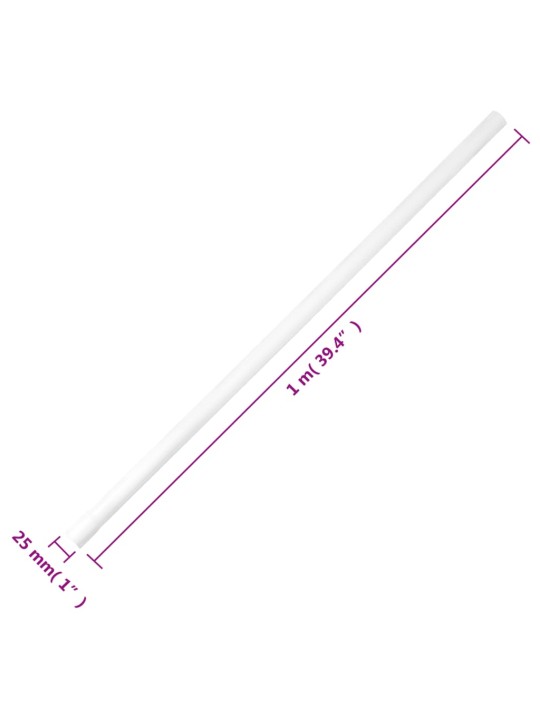 Kabelové lišty s klipy Ø 25 mm 30 m PVC
