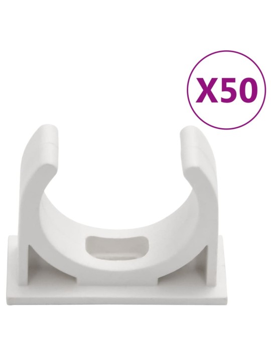Kabelové lišty s klipy Ø 30 mm 30 m PVC