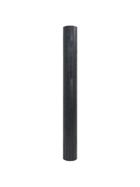 Koberec obdélníkový šedý 70 x 200 cm bambus