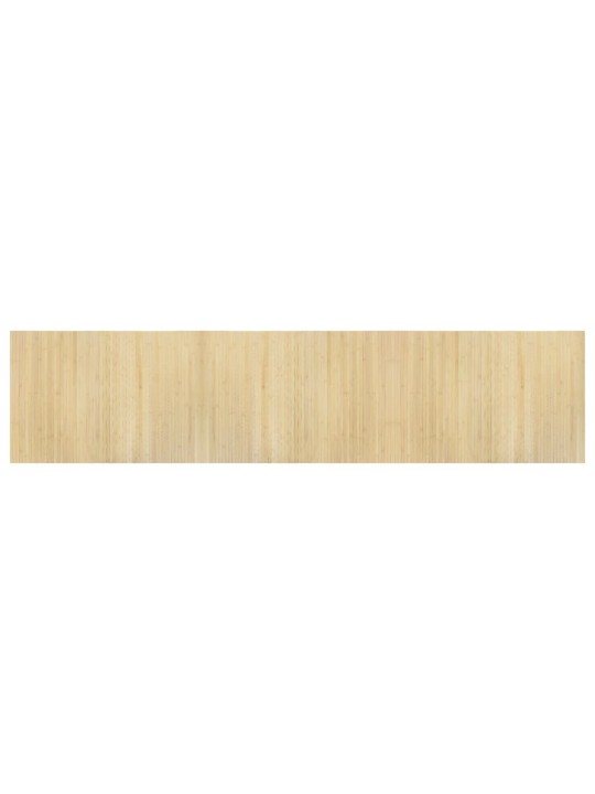 Koberec obdélníkový světle přírodní 70 x 300 cm bambus