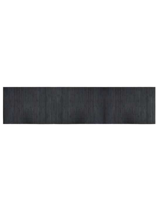 Koberec obdélníkový šedý 70 x 300 cm bambus