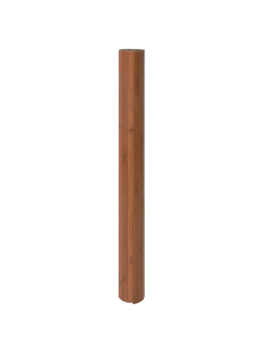 Koberec obdélníkový hnědý 70 x 500 cm bambus