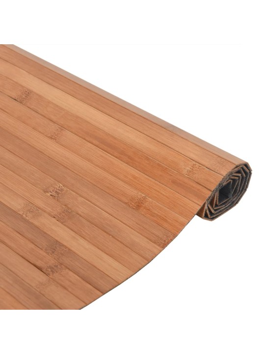 Koberec obdélníkový přírodní 80 x 200 cm bambus