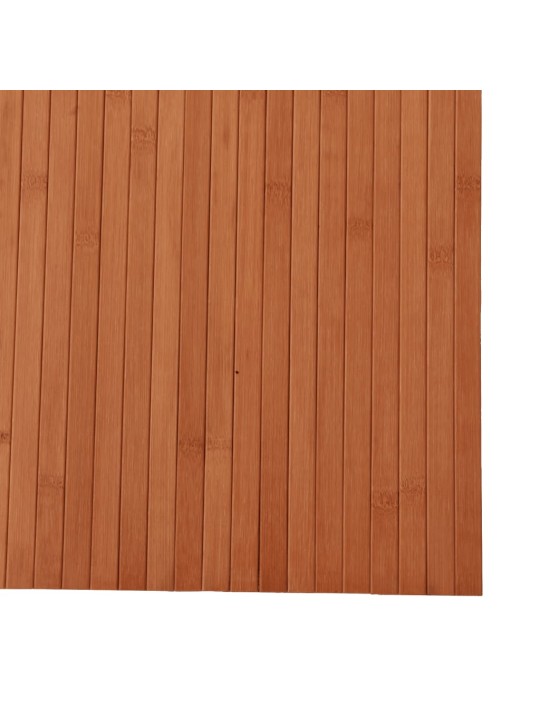 Koberec obdélníkový hnědý 80 x 300 cm bambus