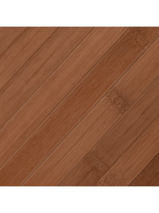 Koberec obdélníkový hnědý 100 x 200 cm bambus