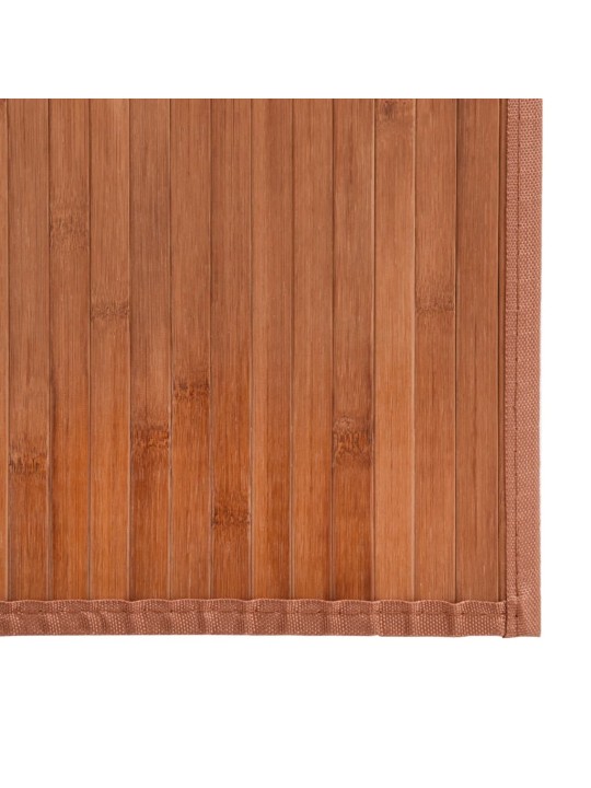 Koberec obdélníkový hnědý 60 x 200 cm bambus