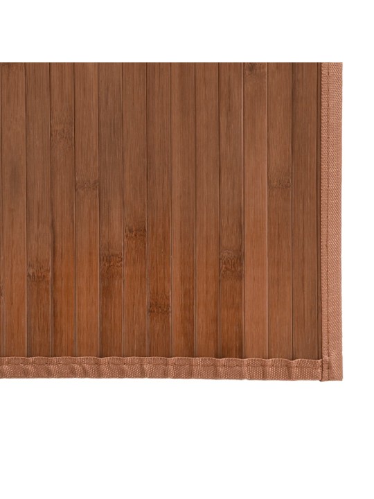 Koberec obdélníkový hnědý 80 x 500 cm bambus