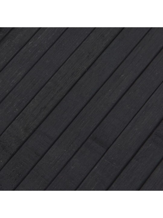 Koberec obdélníkový šedý 80 x 500 cm bambus