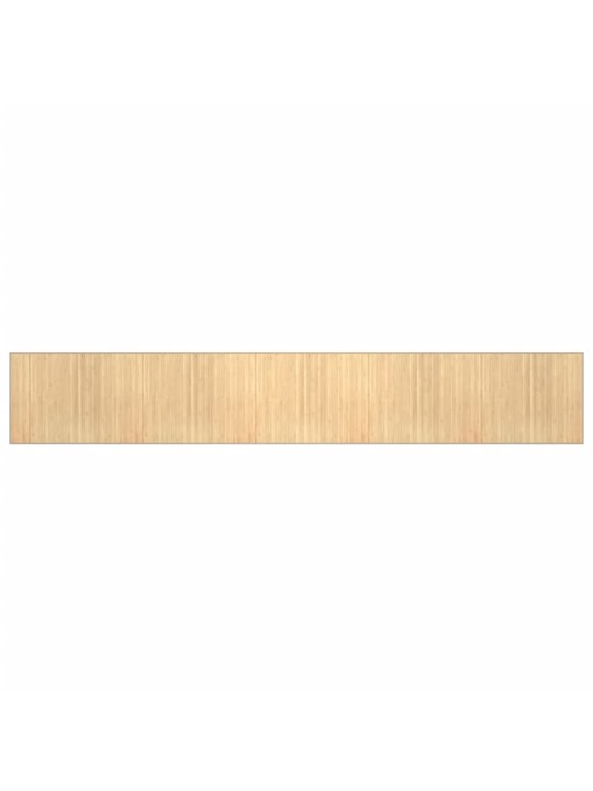 Koberec obdélníkový světle přírodní 80 x 1 000 cm bambus