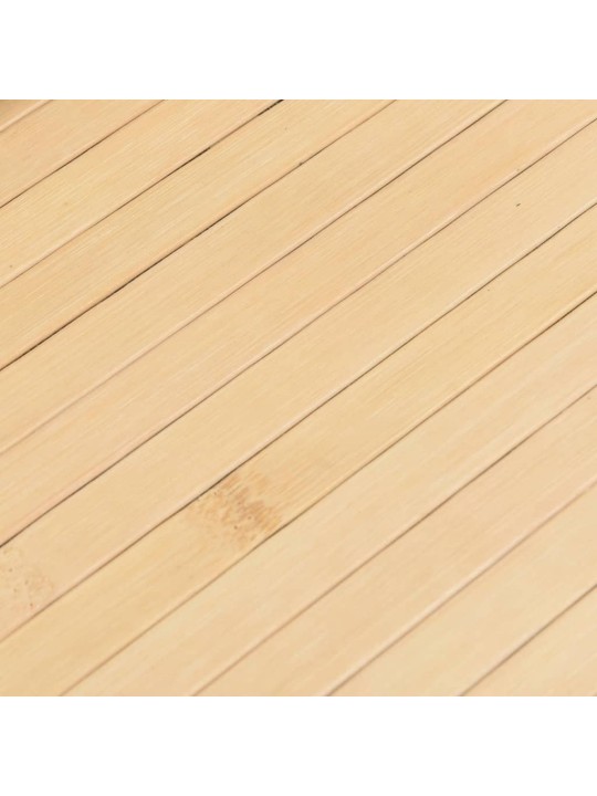 Koberec obdélníkový světle přírodní 80 x 1 000 cm bambus