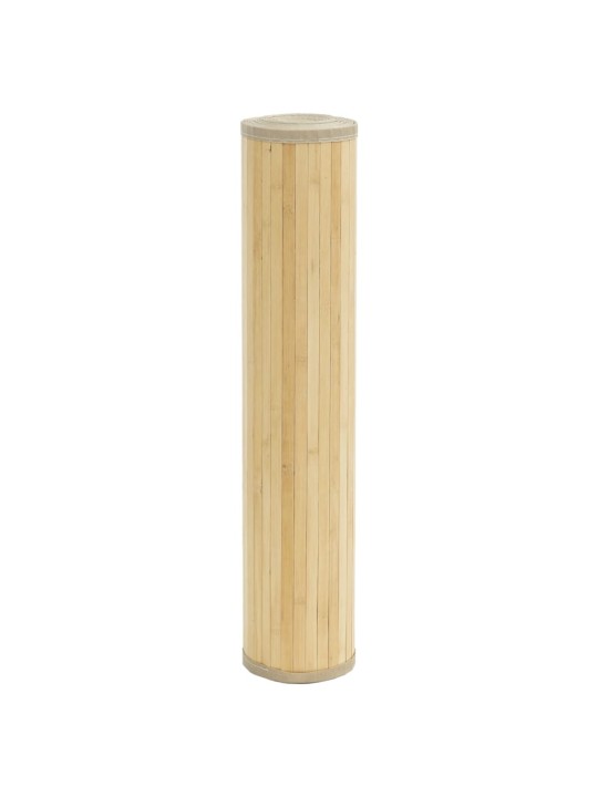 Koberec obdélníkový světle přírodní 100 x 1 000 cm bambus