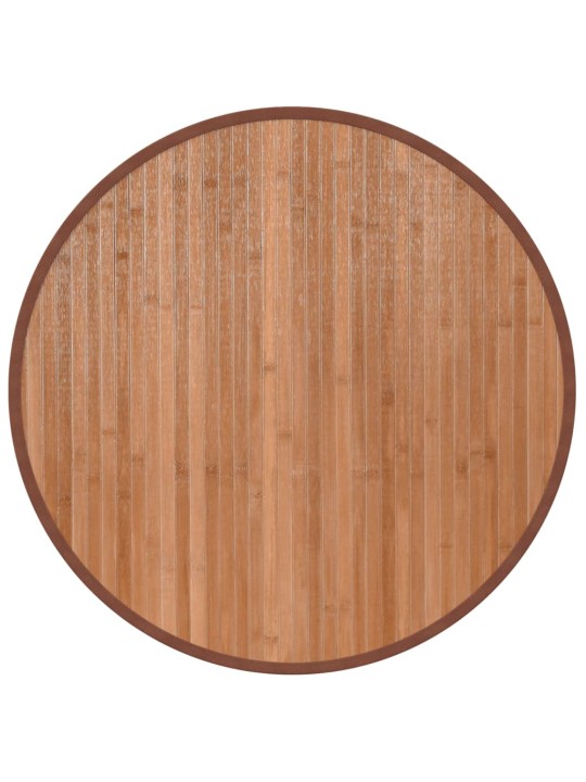 Koberec kulatý přírodní 60 cm bambus