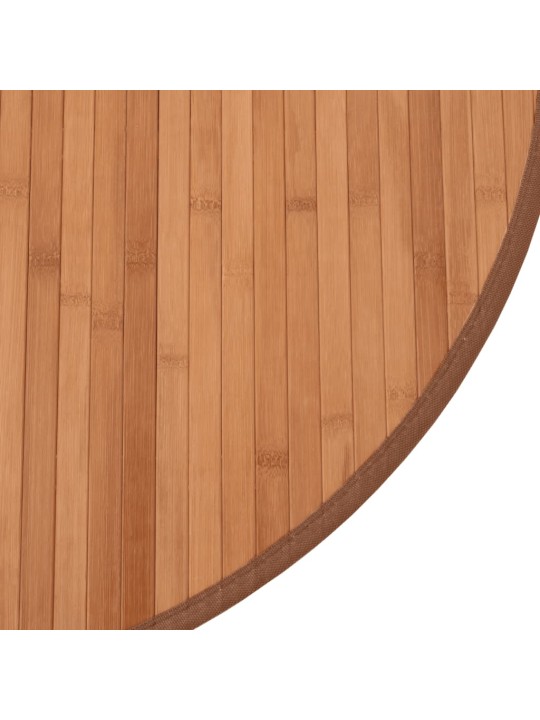 Koberec kulatý přírodní 60 cm bambus